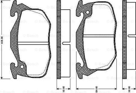 BOSCH 0 986 TB2 101 - Jarrupala, levyjarru inparts.fi