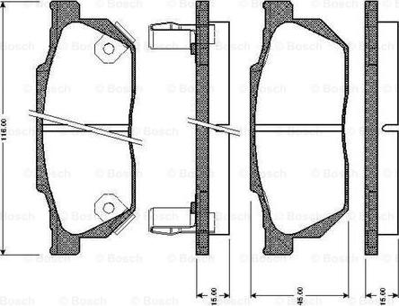 BOSCH 0 986 TB2 103 - Jarrupala, levyjarru inparts.fi