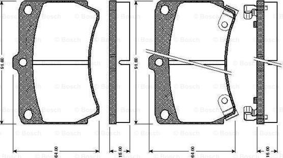 BOSCH 0 986 TB2 107 - Jarrupala, levyjarru inparts.fi