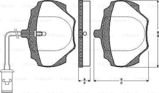 BOSCH 0 986 TB2 114 - Jarrupala, levyjarru inparts.fi