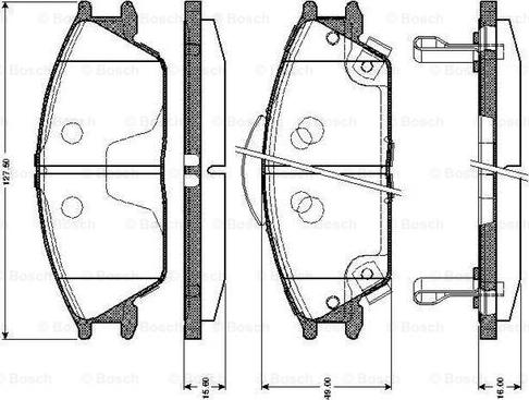 BOSCH 0 986 TB2 116 - Jarrupala, levyjarru inparts.fi