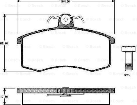 BOSCH 0 986 TB2 113 - Jarrupala, levyjarru inparts.fi