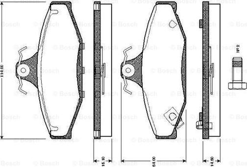 BOSCH 0 986 TB2 187 - Jarrupala, levyjarru inparts.fi