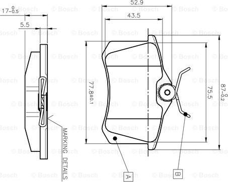 BOSCH 0 986 TB2 139 - Jarrupala, levyjarru inparts.fi