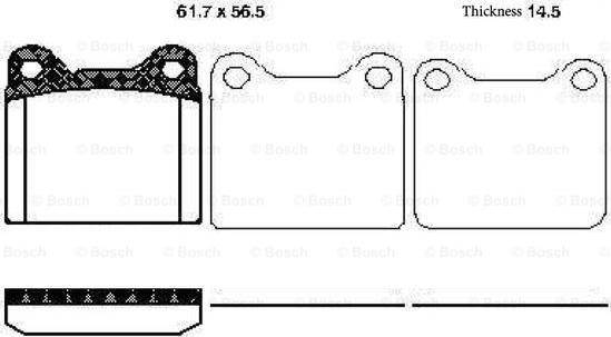 BOSCH 0 986 TB2 134 - Jarrupala, levyjarru inparts.fi