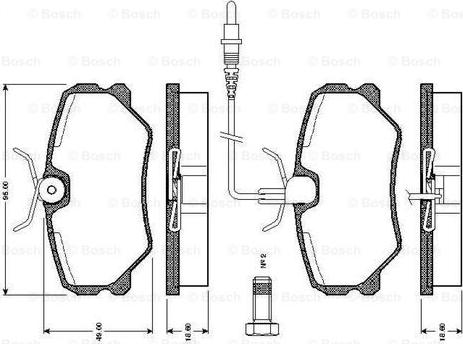 BOSCH 0 986 TB2 135 - Jarrupala, levyjarru inparts.fi