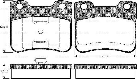 BOSCH 0 986 TB2 129 - Jarrupala, levyjarru inparts.fi