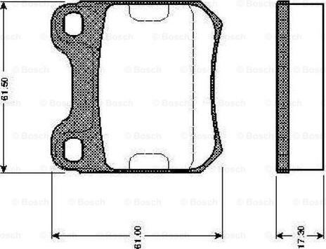 BOSCH 0 986 TB2 126 - Jarrupala, levyjarru inparts.fi