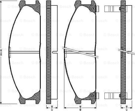 BOSCH 0 986 TB2 123 - Jarrupala, levyjarru inparts.fi