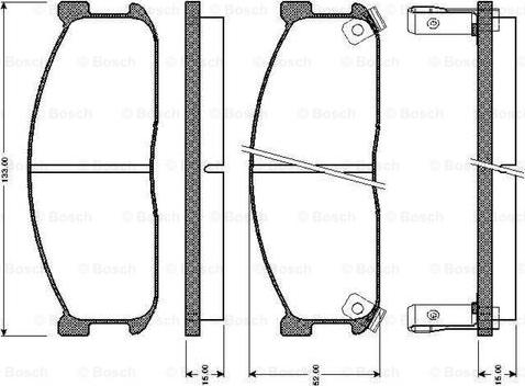 BOSCH 0 986 TB2 127 - Jarrupala, levyjarru inparts.fi