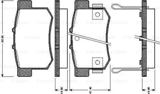 BOSCH 0 986 TB2 179 - Jarrupala, levyjarru inparts.fi