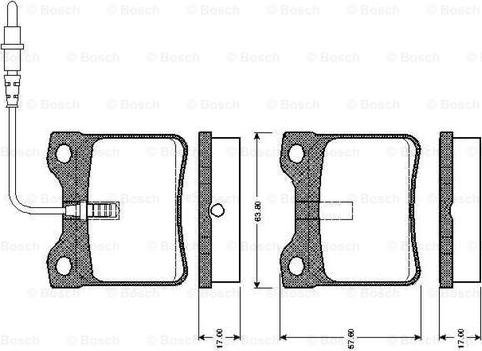 BOSCH 0 986 TB2 175 - Jarrupala, levyjarru inparts.fi