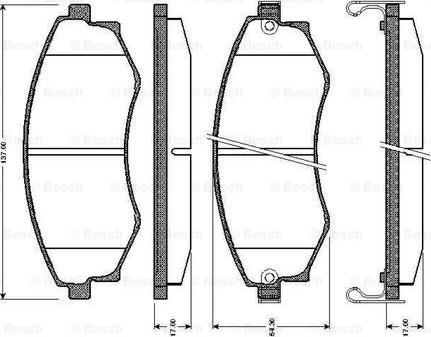 BOSCH 0 986 TB2 171 - Jarrupala, levyjarru inparts.fi