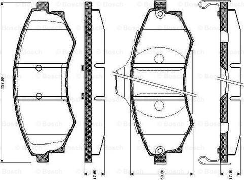 BOSCH 0 986 TB2 172 - Jarrupala, levyjarru inparts.fi