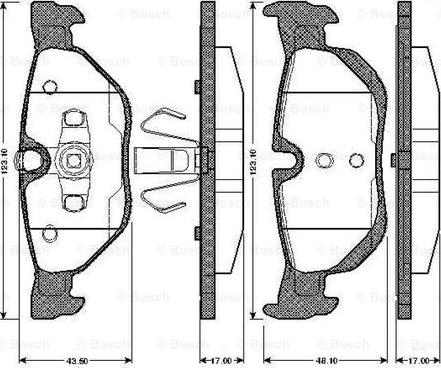 BOSCH 0 986 TB2 899 - Jarrupala, levyjarru inparts.fi