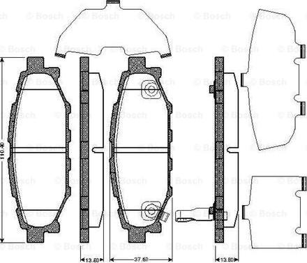 BOSCH 0 986 TB2 894 - Jarrupala, levyjarru inparts.fi