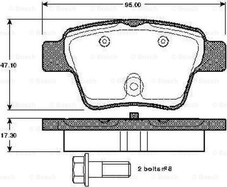 BOSCH 0 986 TB2 896 - Jarrupala, levyjarru inparts.fi