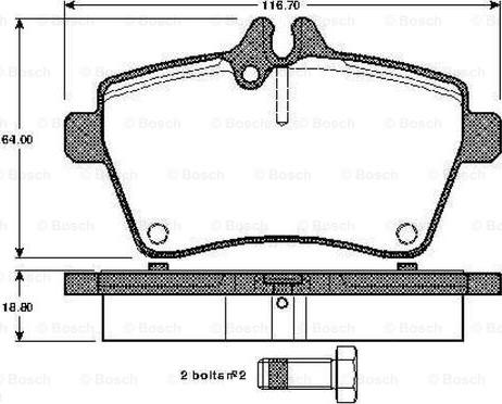 BOSCH 0 986 TB2 898 - Jarrupala, levyjarru inparts.fi