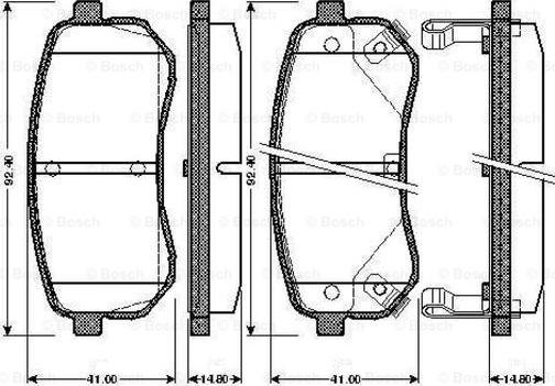 BOSCH 0 986 TB2 893 - Jarrupala, levyjarru inparts.fi