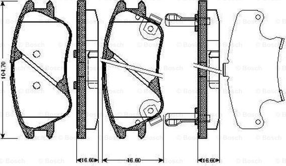 BOSCH 0 986 TB2 897 - Jarrupala, levyjarru inparts.fi