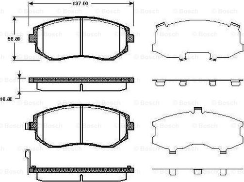 BOSCH 0 986 TB2 844 - Jarrupala, levyjarru inparts.fi