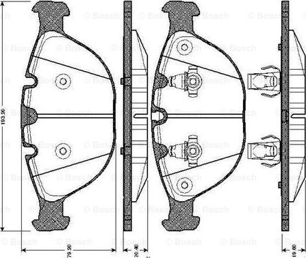 BOSCH 0 986 TB2 846 - Jarrupala, levyjarru inparts.fi