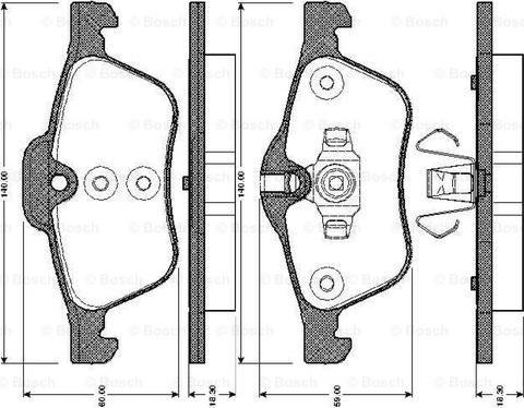 BOSCH 0 986 TB2 840 - Jarrupala, levyjarru inparts.fi