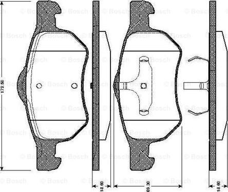 BOSCH 0 986 TB2 841 - Jarrupala, levyjarru inparts.fi