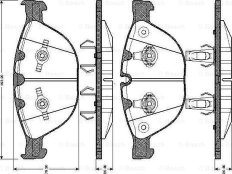 BOSCH 0 986 TB2 847 - Jarrupala, levyjarru inparts.fi