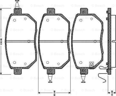 BOSCH 0 986 TB2 856 - Jarrupala, levyjarru inparts.fi