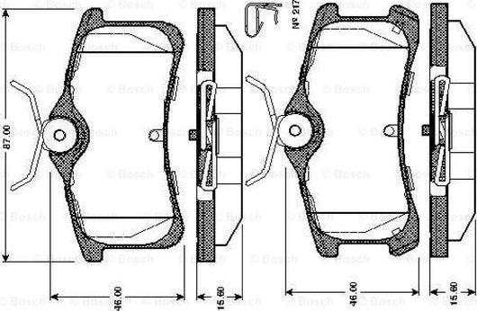 BOSCH 0 986 TB2 865 - Jarrupala, levyjarru inparts.fi