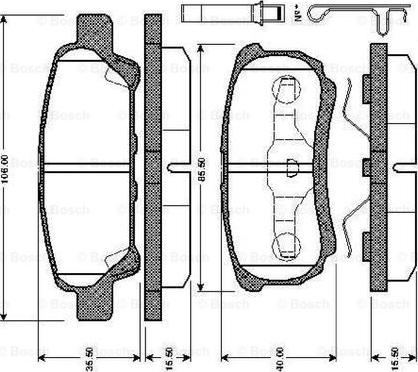 BOSCH 0 986 TB2 866 - Jarrupala, levyjarru inparts.fi