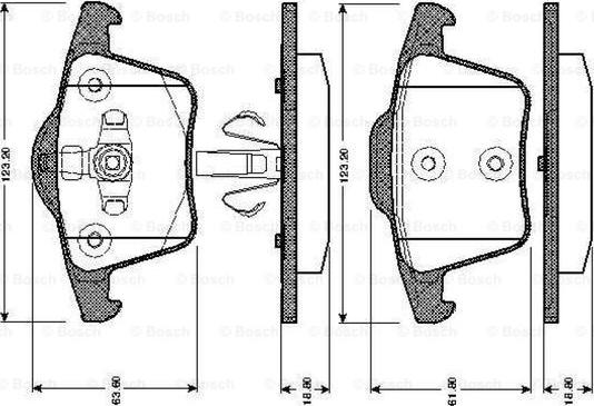 BOSCH 0 986 TB2 863 - Jarrupala, levyjarru inparts.fi