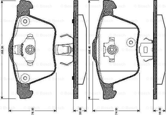 BOSCH 0 986 TB2 862 - Jarrupala, levyjarru inparts.fi