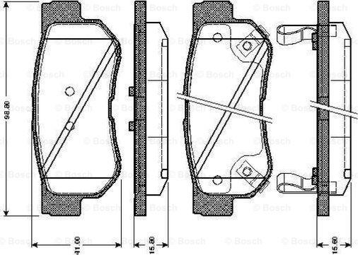 BOSCH 0 986 TB2 804 - Jarrupala, levyjarru inparts.fi