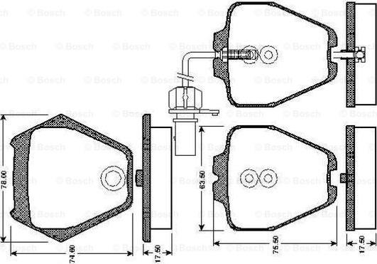 BOSCH 0 986 TB2 808 - Jarrupala, levyjarru inparts.fi