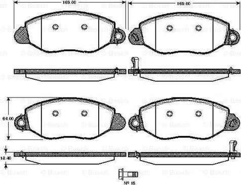 BOSCH 0 986 TB2 817 - Jarrupala, levyjarru inparts.fi