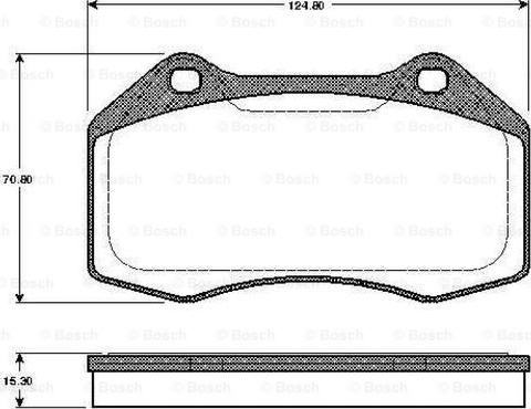 BOSCH 0 986 TB2 885 - Jarrupala, levyjarru inparts.fi