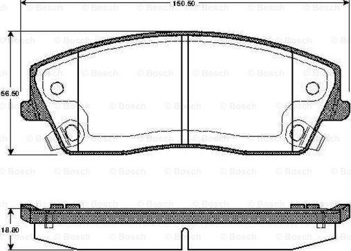 BOSCH 0 986 TB2 886 - Jarrupala, levyjarru inparts.fi