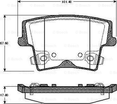 BOSCH 0 986 TB2 887 - Jarrupala, levyjarru inparts.fi