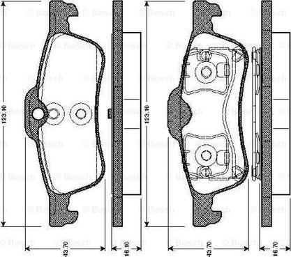 BOSCH 0 986 TB2 838 - Jarrupala, levyjarru inparts.fi