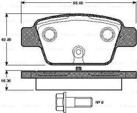 BOSCH 0 986 TB2 837 - Jarrupala, levyjarru inparts.fi