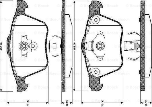 BOSCH 0 986 TB2 875 - Jarrupala, levyjarru inparts.fi