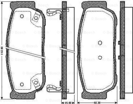 BOSCH 0 986 TB2 870 - Jarrupala, levyjarru inparts.fi