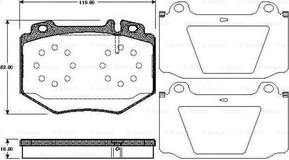 BOSCH 0 986 TB2 871 - Jarrupala, levyjarru inparts.fi