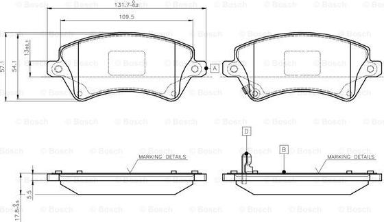 BOSCH 0 986 TB2 397 - Jarrupala, levyjarru inparts.fi