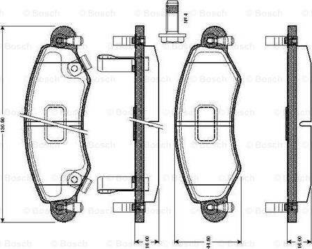 BOSCH 0 986 TB2 344 - Jarrupala, levyjarru inparts.fi