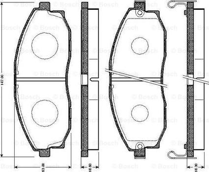 BOSCH 0 986 TB2 345 - Jarrupala, levyjarru inparts.fi