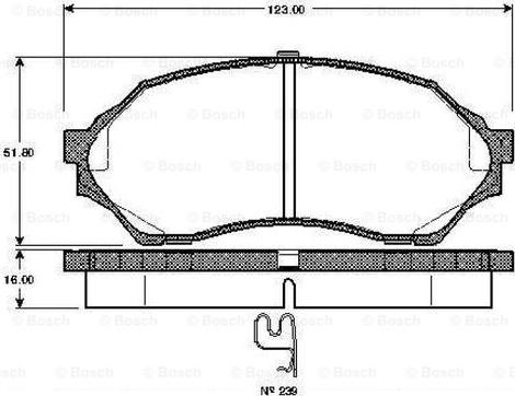 Blue Print ADM564266 - Jarrupala, levyjarru inparts.fi