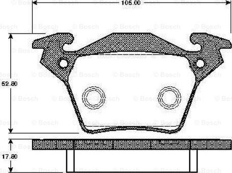 BOSCH 0 986 TB2 354 - Jarrupala, levyjarru inparts.fi